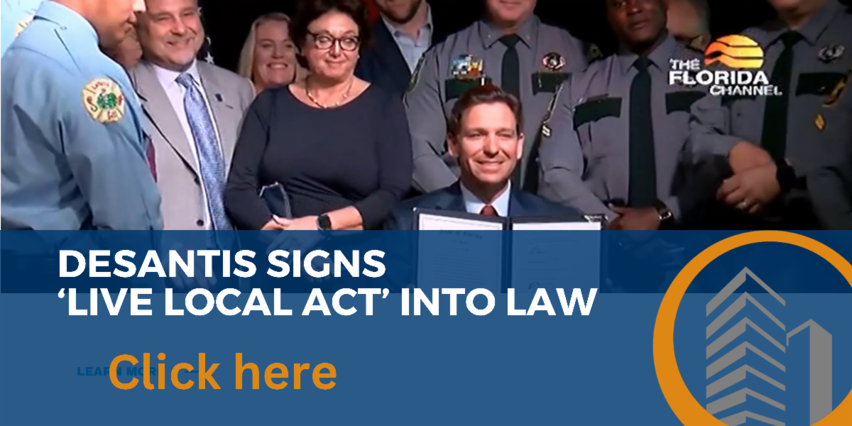 DeSantis Signs "Live Local Act" Into Law